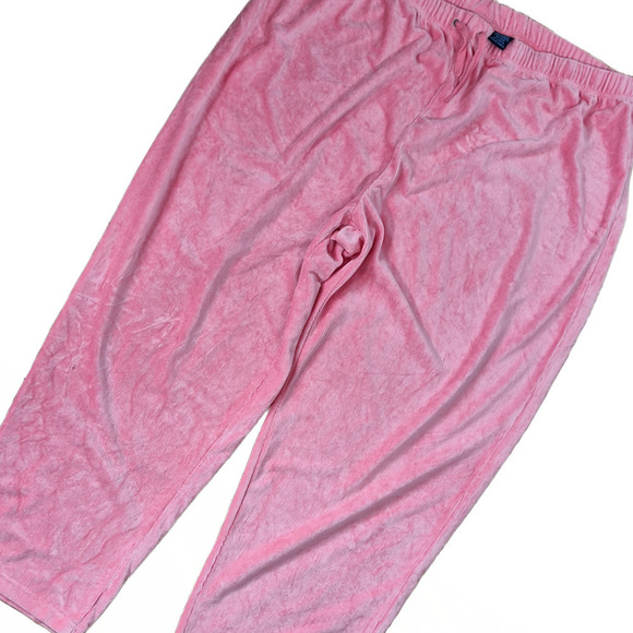 Y2K Pink Velour Track Pants, Barbiecore 3X - Picture 1 of 7